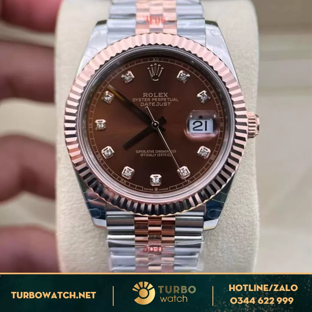  Rolex Datejust 41 126331 Mặt Số Chocolate Like Auth 