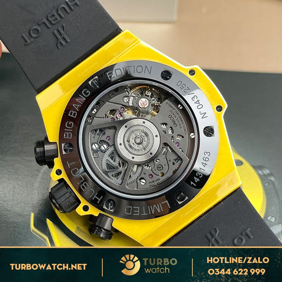 Đồng Hồ Hublot Big Bang Unico Ceramic Màu Vàng