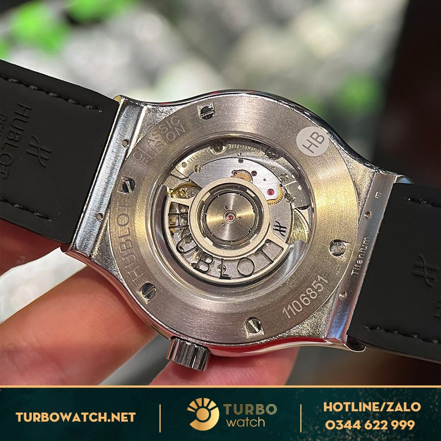 Đồng Hồ Hublot Classic Fusion Black Full Kim Cương