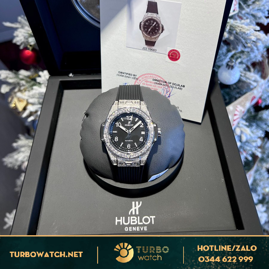 Đồng Hồ Hublot Big Bang One Click Full Kim Cương Thiên Nhiên