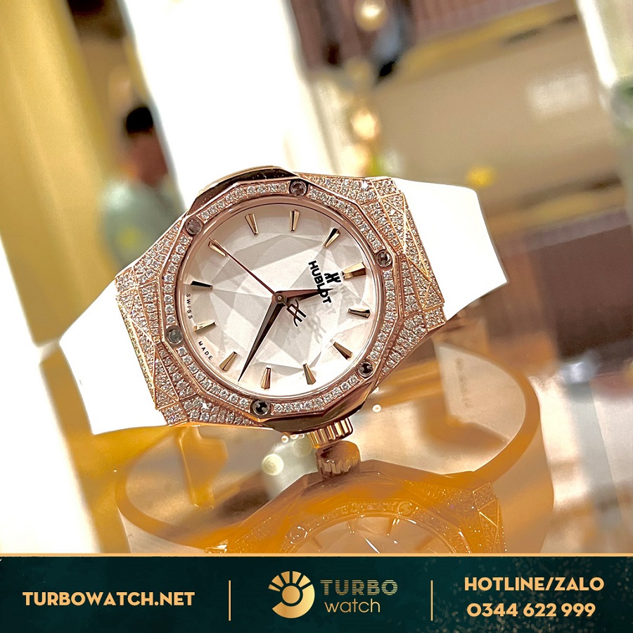 Hublot Classic Fusion Orlinski King Gold 550 Rep 1:1 Full Diamonds