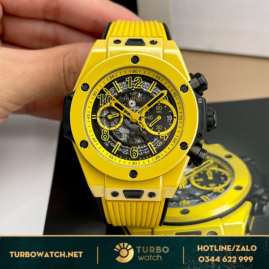 Đồng Hồ Hublot Big Bang Unico Ceramic Màu Vàng