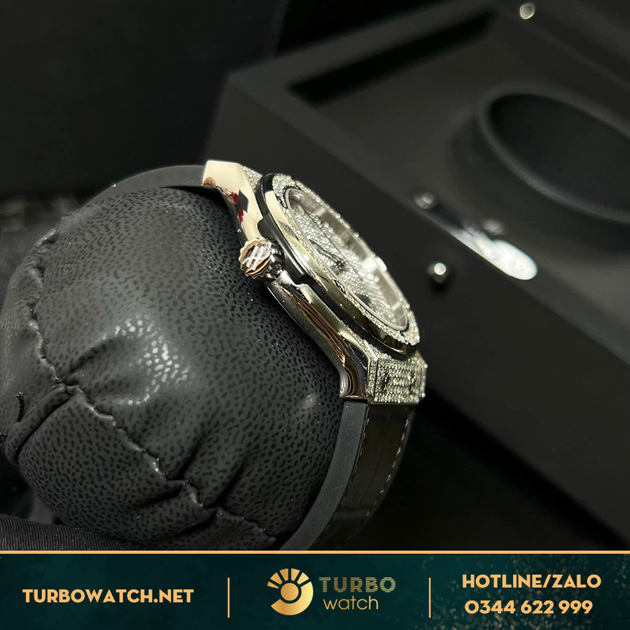 Đồng Hồ Hublot Classic Fusion GRAY Full Kim Cương