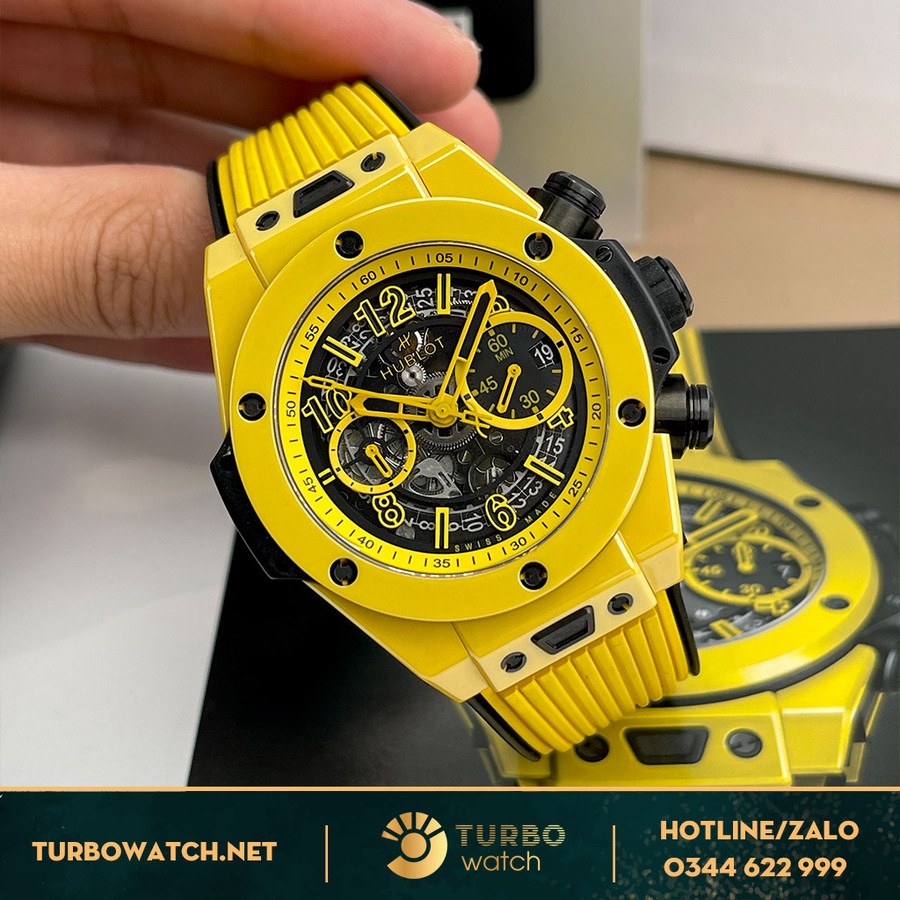 Đồng Hồ Hublot Big Bang Unico Ceramic Màu Vàng