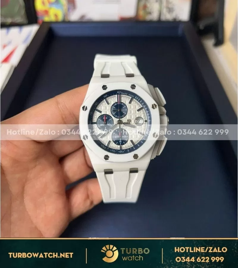 Audemars piguet offshore chronograph white ceramic