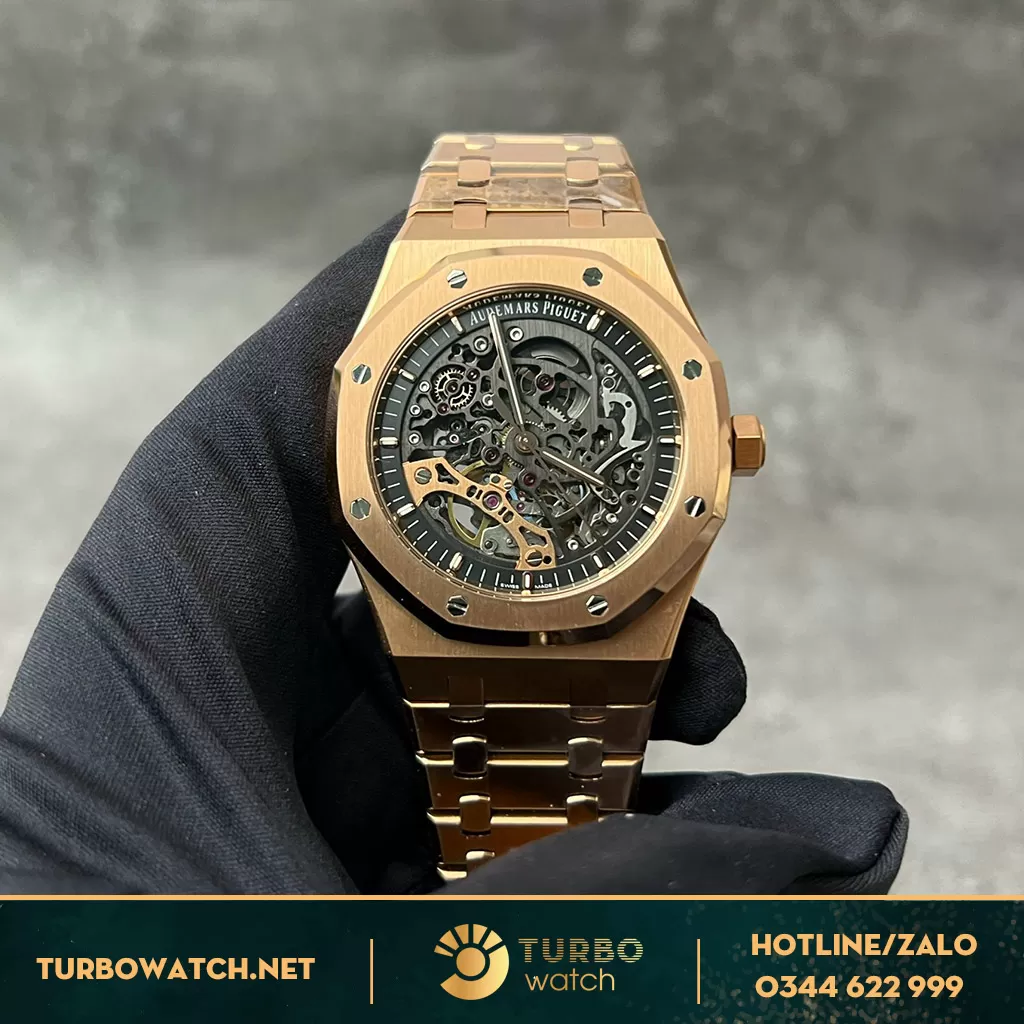 Audemars Piguet Rep 1:1 Royal Oak Double Balance Wheel Openworked 15407OR 