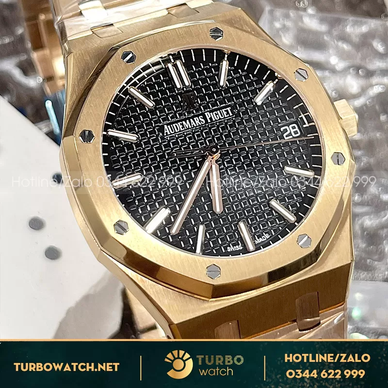 Audemars piguet royal oak 15500 rose gold zf factory