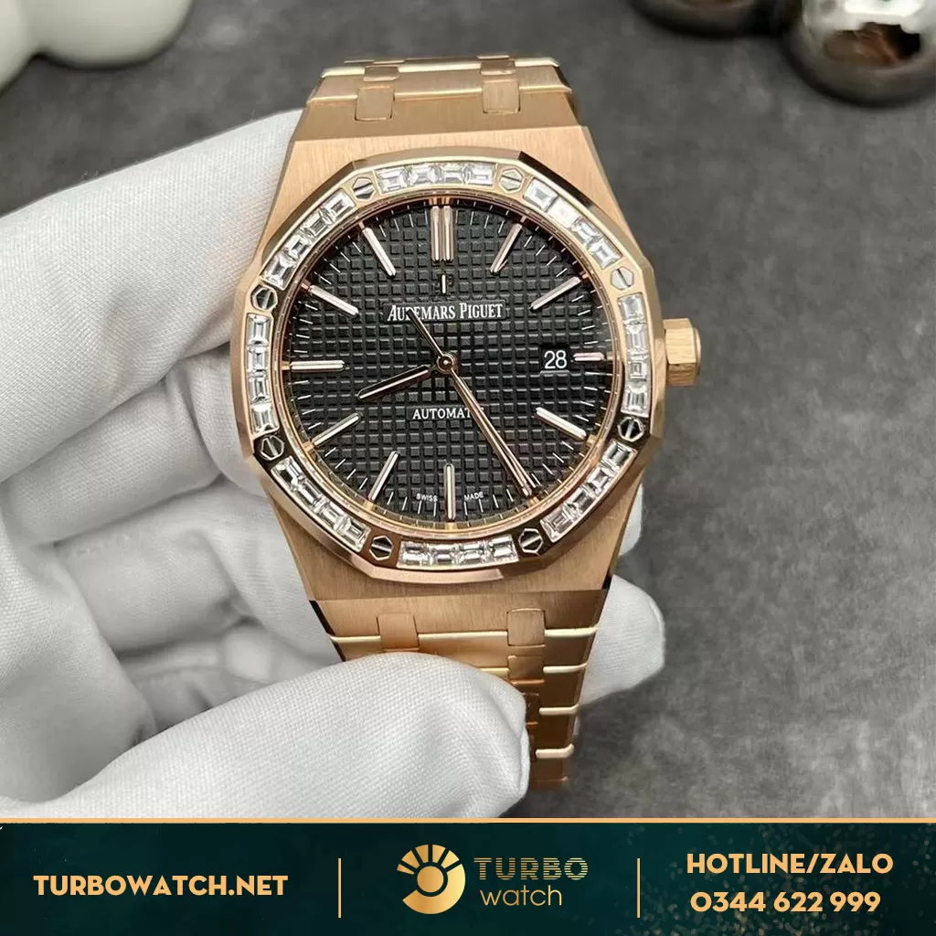 Audemars Piguet Royal Oak 15500OR.OO.1220OR.01 Vàng Nguyên Khối 18k ,Kim Cương Thiên Nhiên 