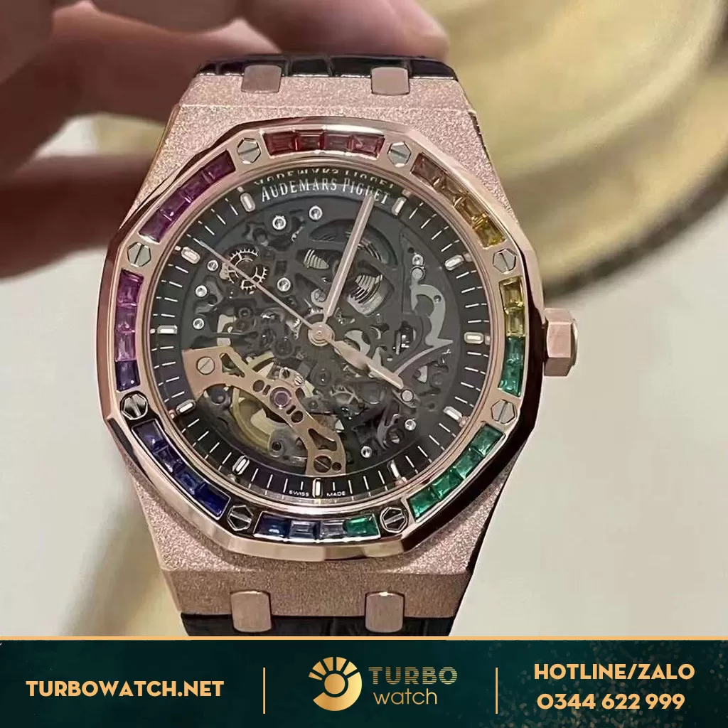 Audemars Piguet Royal Oak 41mm 15412OR Dây da 