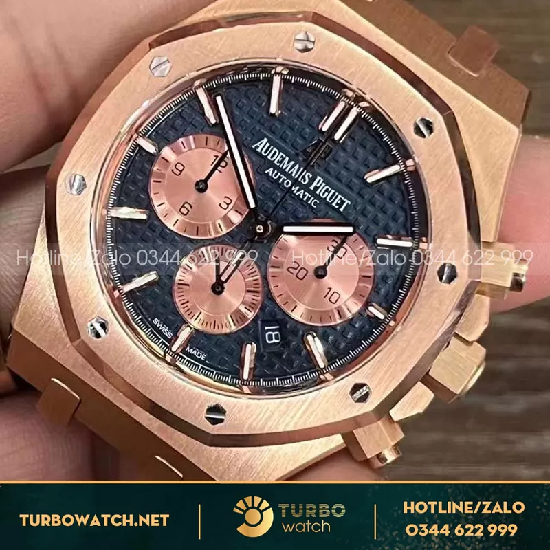 Audemars piguet royal oak chronograph 26331or chế tác dùng máy 1185 mỏng 11mm