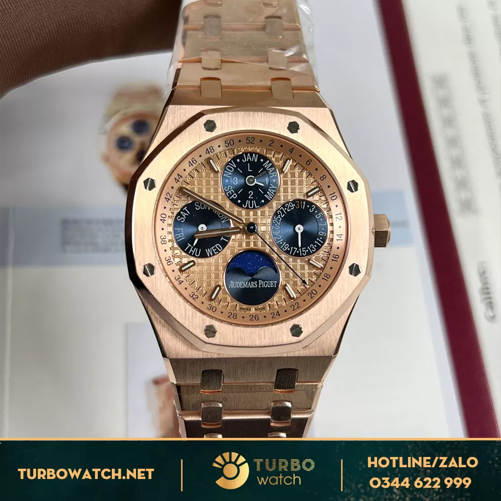Audemars Piguet ROYAL OAK PERPETUAL CALENDAR 26584OR bọc vàng