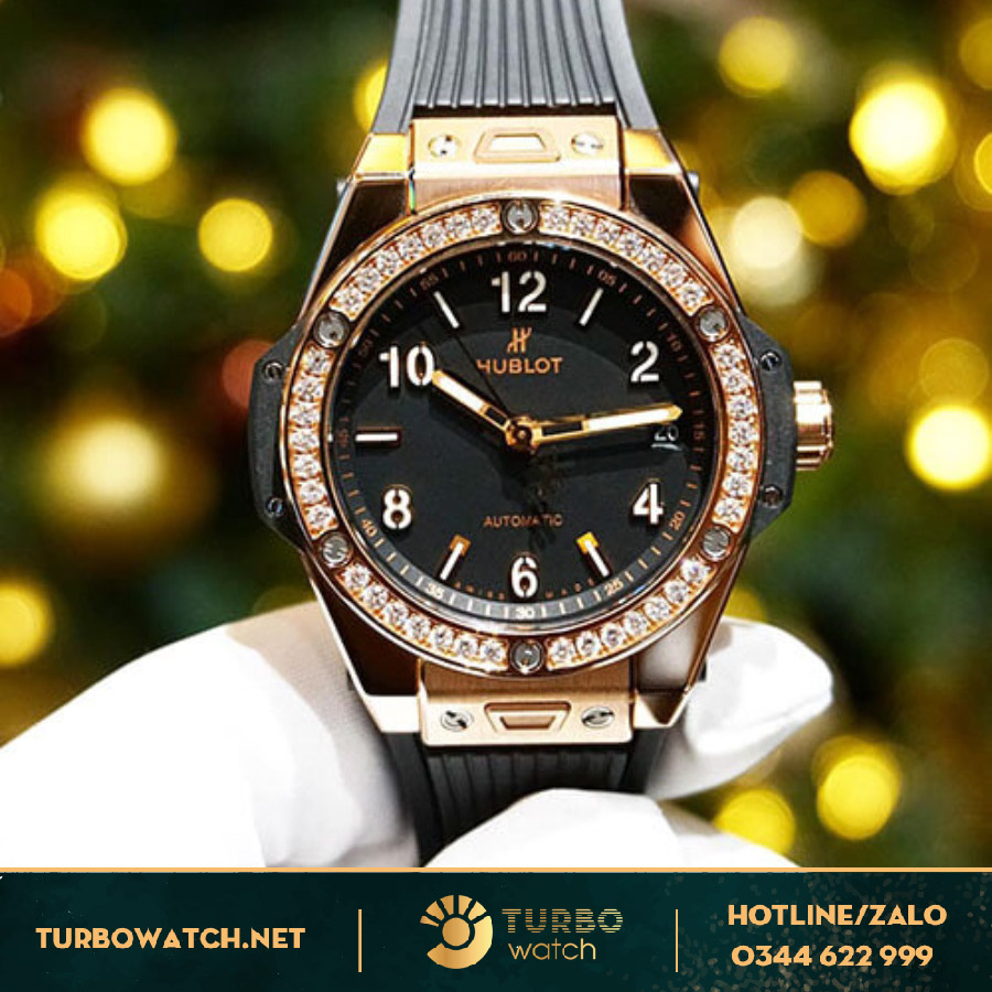 Đồng Hồ Hublot Big Bang One Click King Gold Mặt Đen