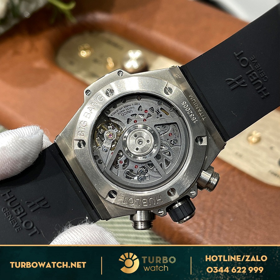 Đồng Hồ Hublot Big Bang Unico Fake Cao Cấp Đính Viền Kim Cương
