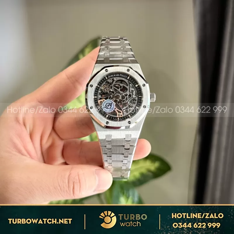 Bộ Sưu Tập Đồng Hồ Audemars Piguet Royal Oak Jumbo Extra-Thin 15202ST Replica 39mm
