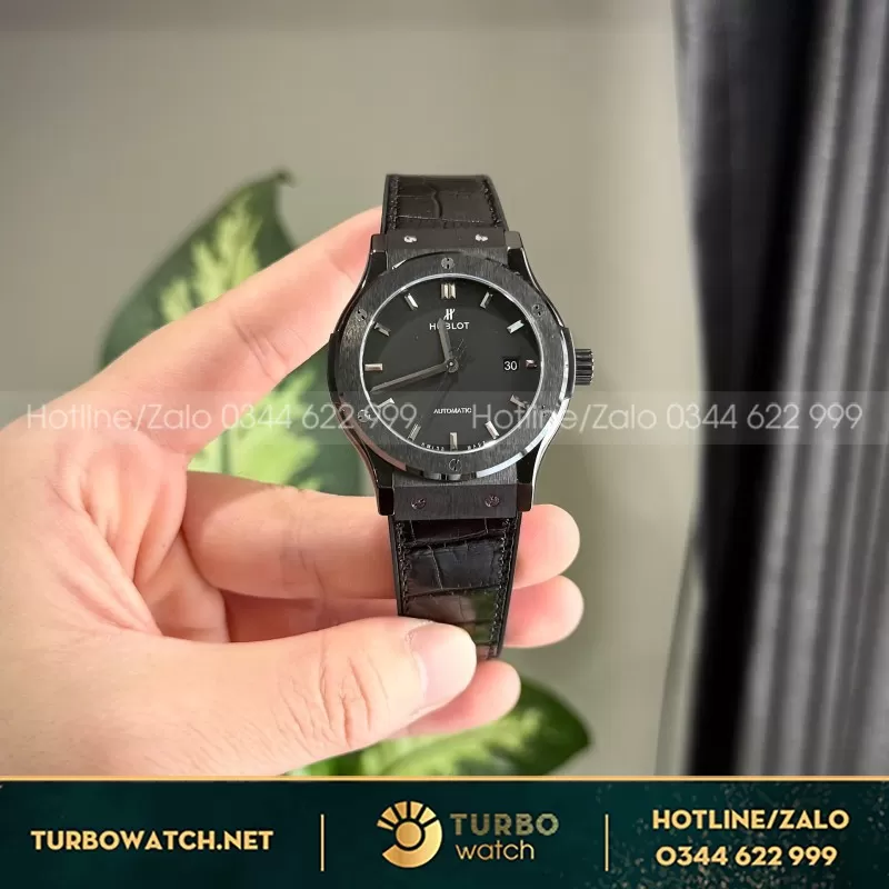 Bộ Sưu Tập Đồng Hồ Hublot Classic Fusion Ceramic Demi Gold Carbon JJZ Factory 42mm
