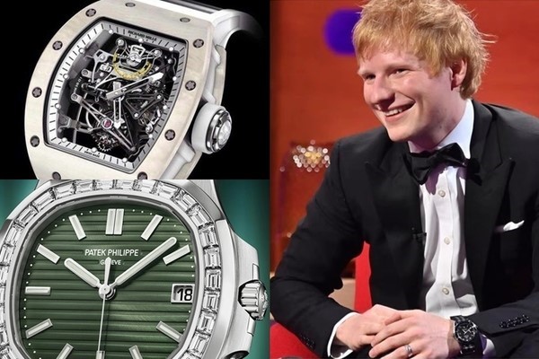 Chiếc đồng hồ Patek Philippe trị giá 35 tỷ đồng của Ed Sheeran