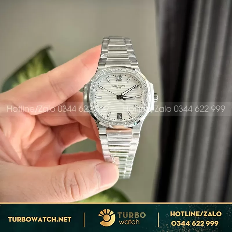 Bộ Sưu Tập Đồng Hồ Patek Philippe Nữ Nautilus 7118 Đính Đá 3K Factory 35.2mm