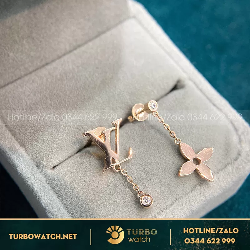Bông tai Luis Vuitton 18k Rose Gold