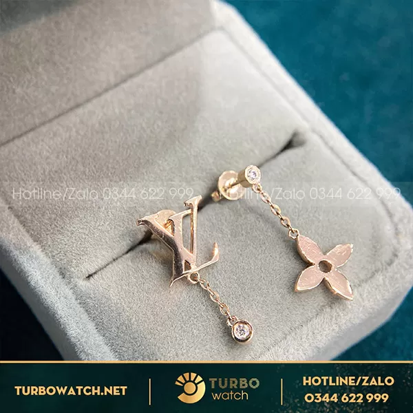 Bông tai Luis Vuitton 18k Rose Gold