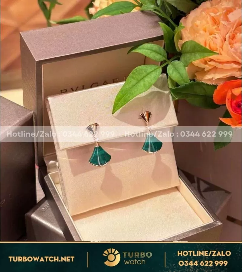 Bông tai nữ BVL chế tác vàng 18k T007