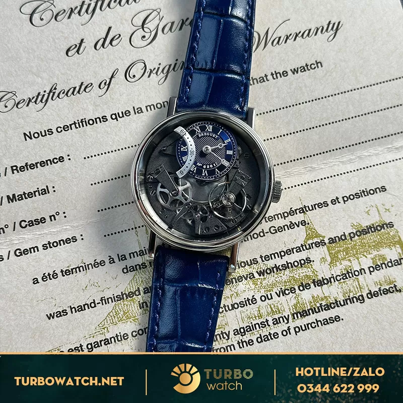 Breguet fake Tradition 7097 Blue Boutique Edition 40mm