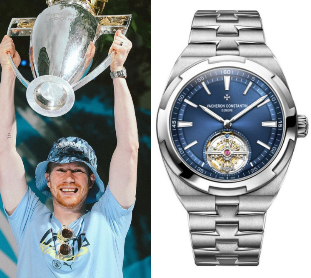 Vacheron Constantin Overseas Tourbillon của Kevin De Bruyne
