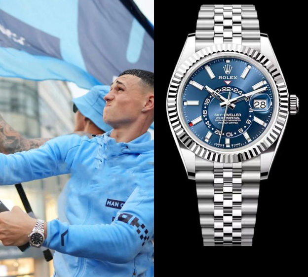 Rolex Sky Dweller của Phil Foden
