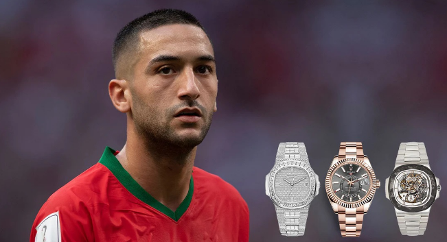 Hakim Ziyech và bộ sưu tập đồng hồ hiệu