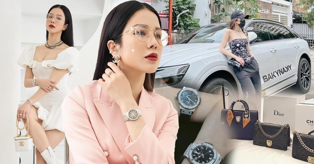 Diệp Lâm Anh – sao nữ xinh đẹp và giàu có với rất nhiều đồng hồ hiệu