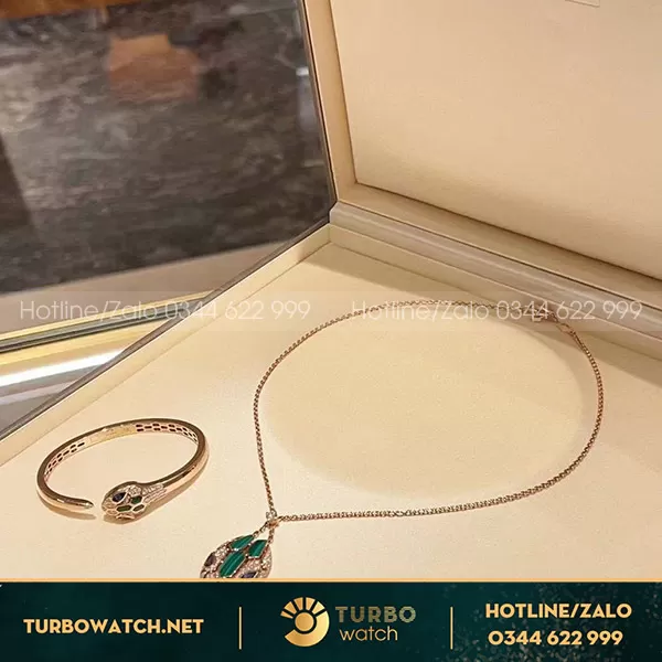 BVL serpenti necklaces and bracelet 18k