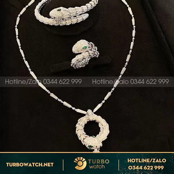 BVL serpenti white gold diamond 