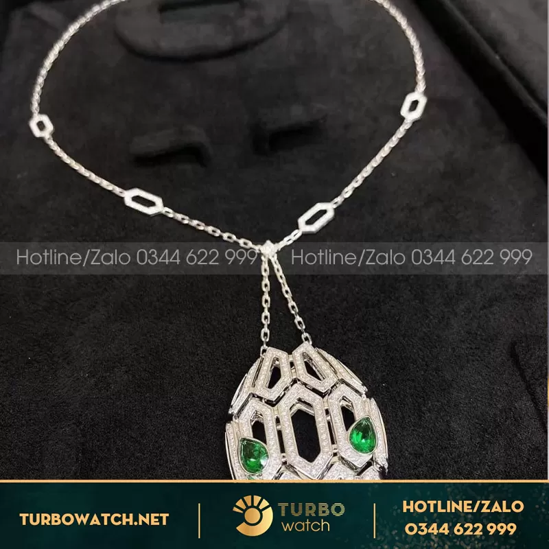 Bvlgari serpenti necklace white gold hongkong 
