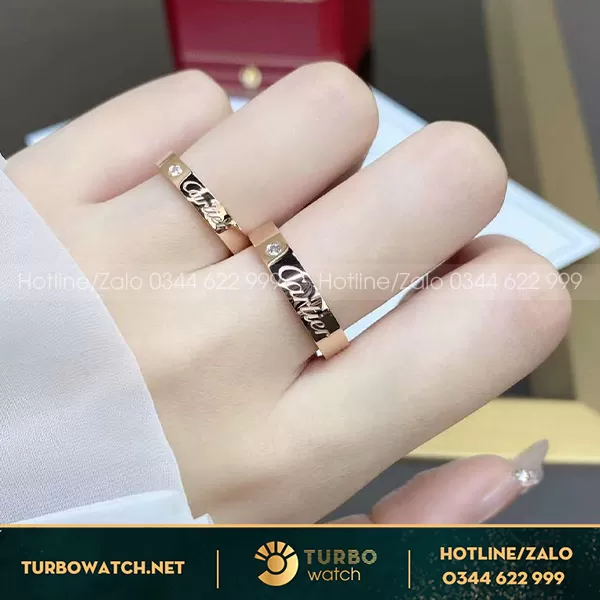Cartier love ring rose gold 18k