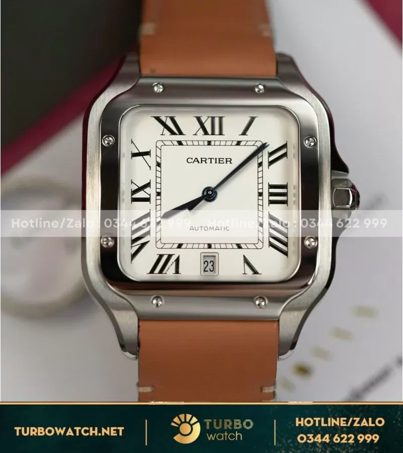 Cartier santos 39,8mm fake bv factory