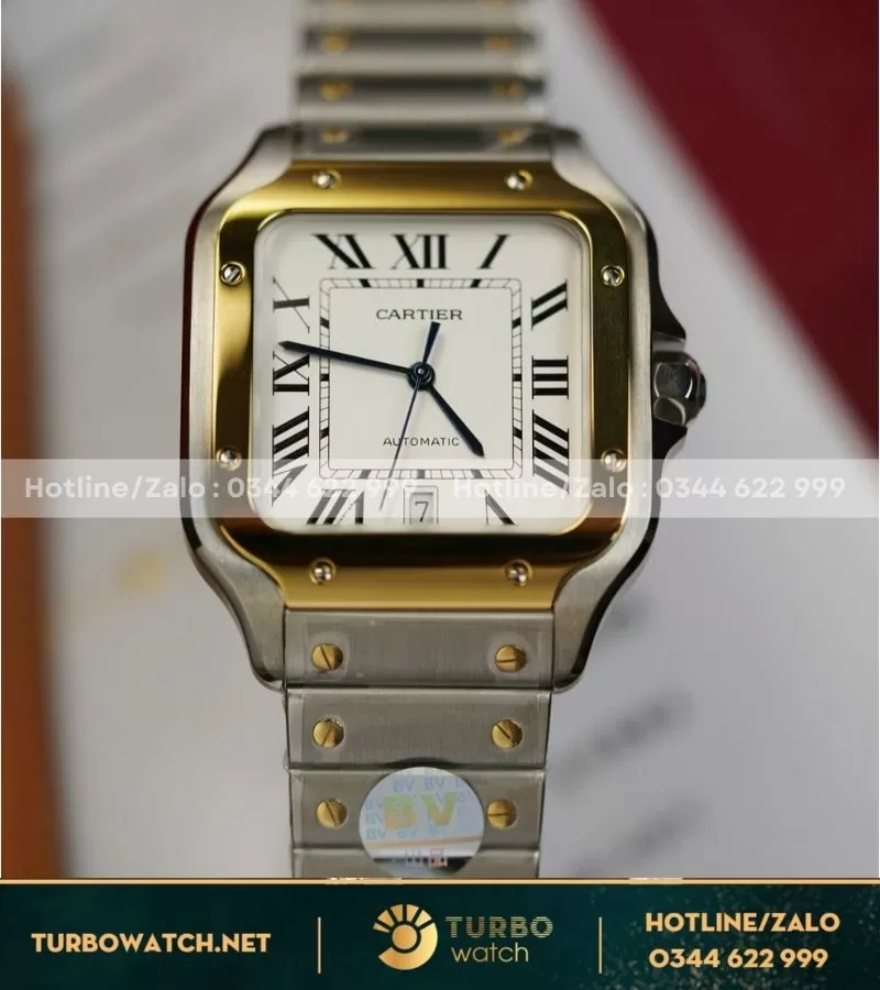 Cartier santos 40mm bv factory