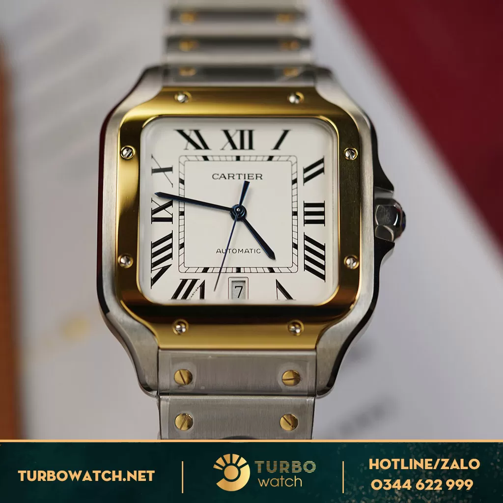 Cartier santos demi gold fake