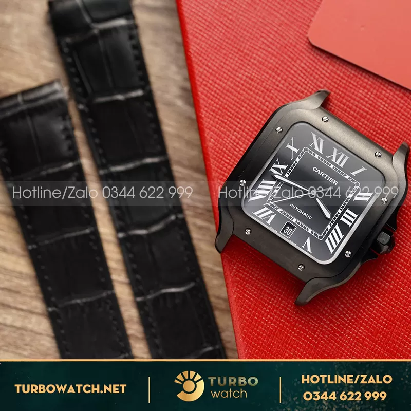 Cartier santos full ceramic bv facrory