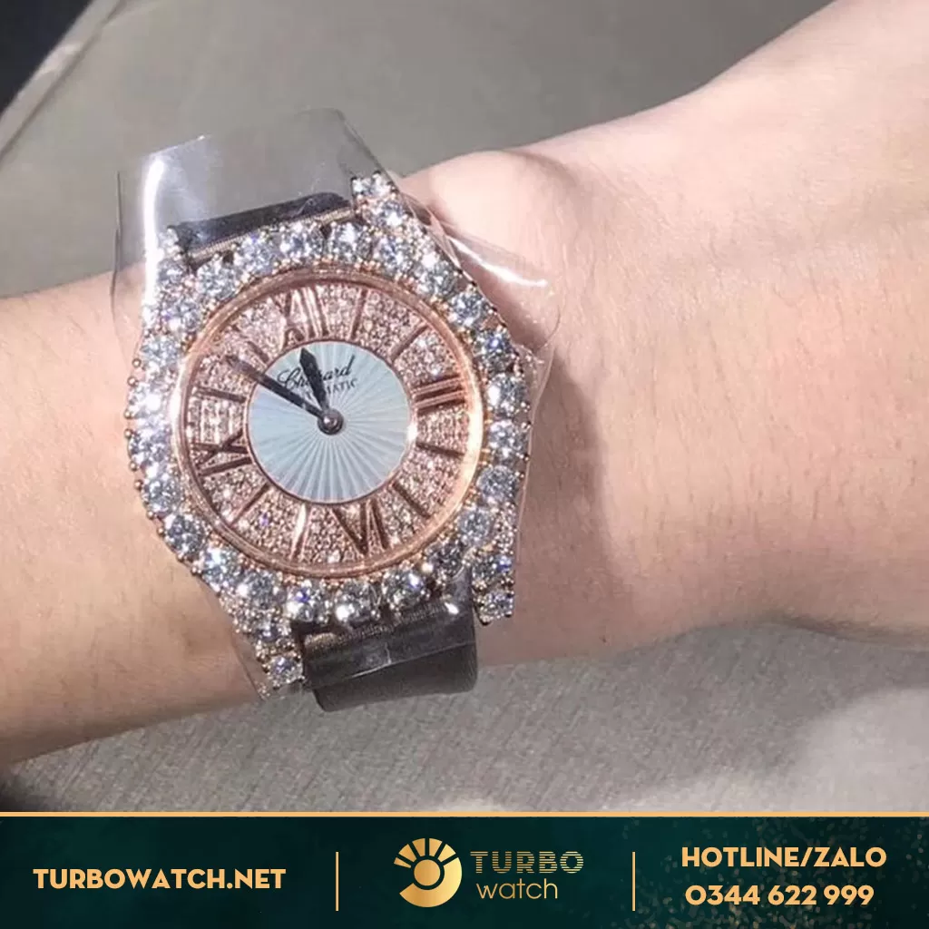 Chopard Chế Tác Vàng Khối 18k Kim Cương Thiên Nhiên