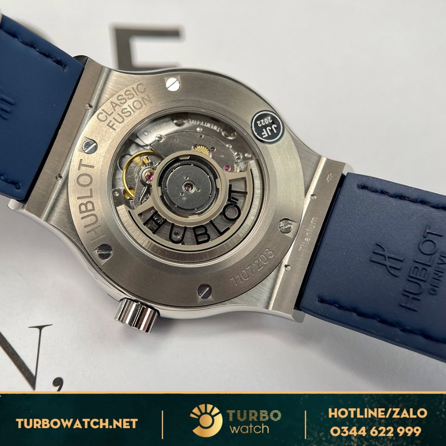 Đồng Hồ Hublot Classic Fusion Fake 1-1 Xanh Navy Diamonds