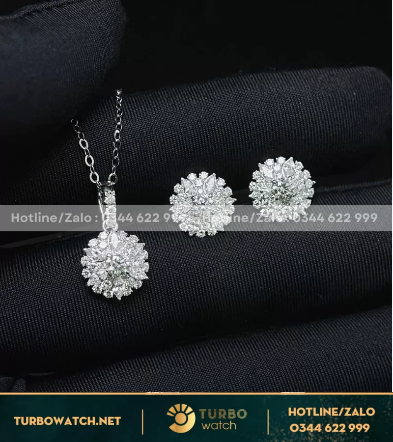 Combo trang sức chế tác vàng 10k,kim moissanite