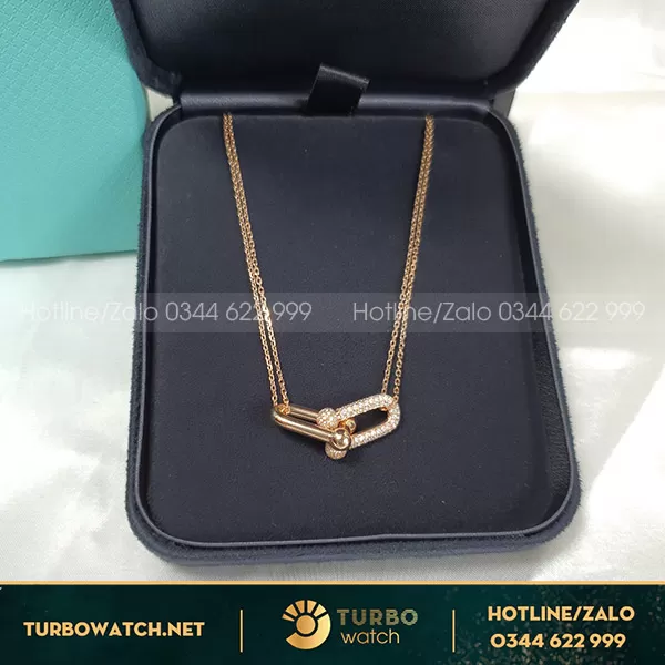 Dây chuyền Tiffany Diamond Rose Gold