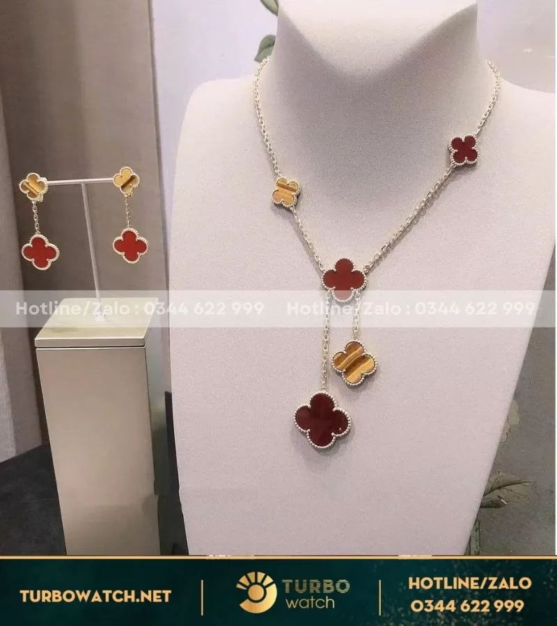 Dây chuyền Vancleef chế tác hongkong vàng 18k DC031