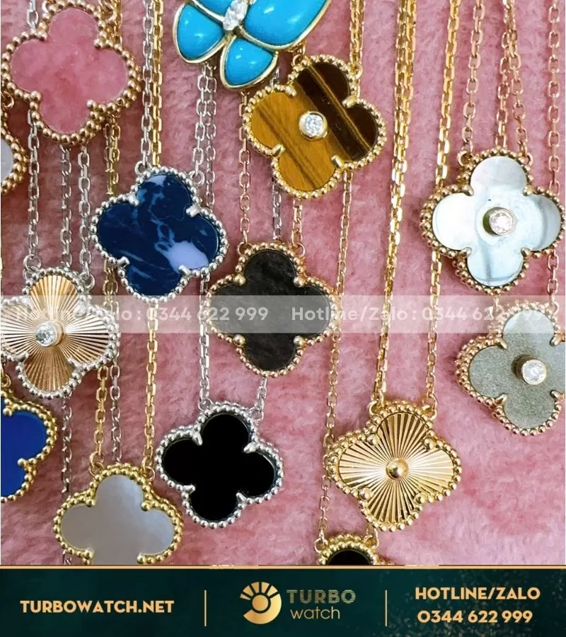 Dây chuyền VanCleef vàng 18k DC026
