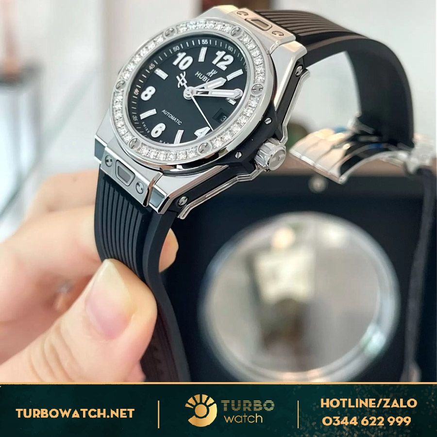 Đồng Hồ Hublot Big Bang One Click Black Diamonds Moissanit