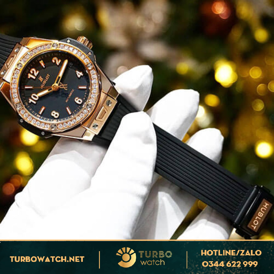 Đồng Hồ Hublot Big Bang One Click King Gold Mặt Đen
