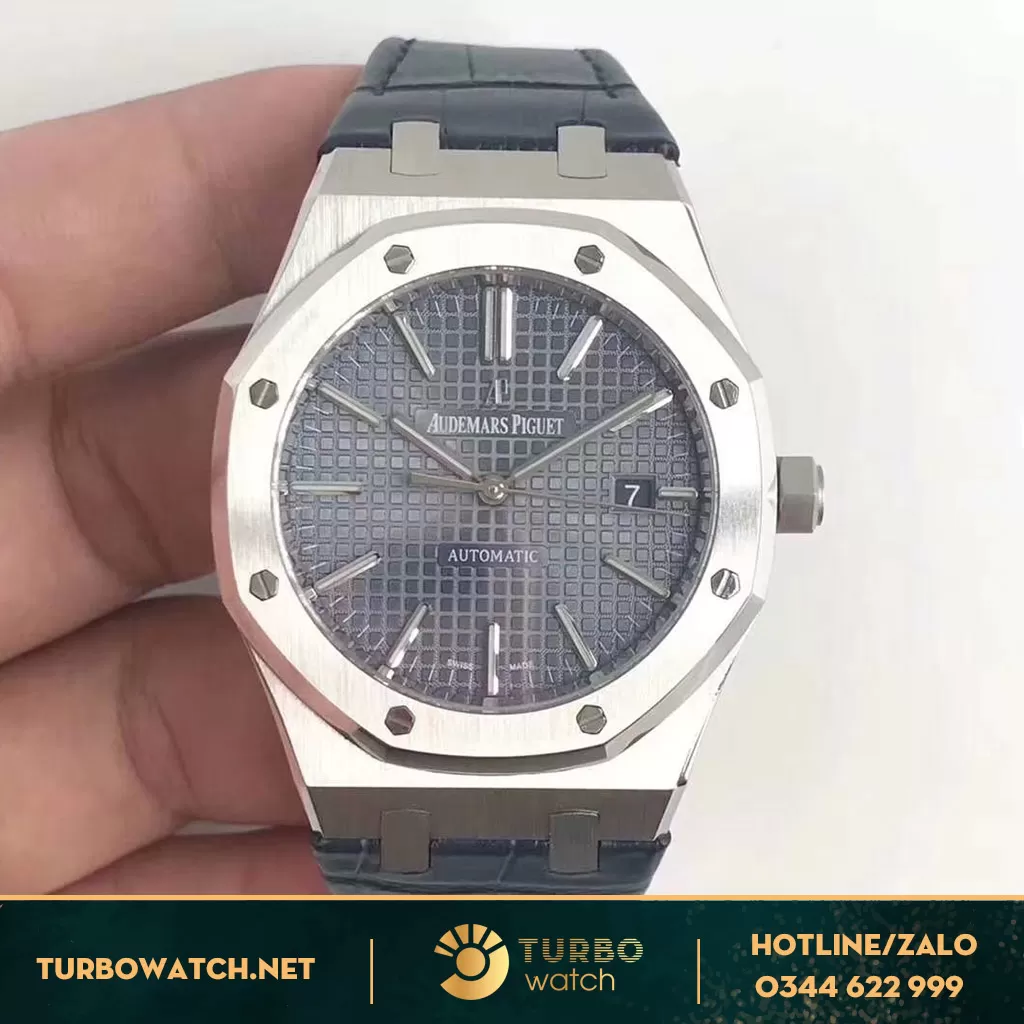 Đồng hồ Audemas piguet replica 1-1 royal oak dây da 