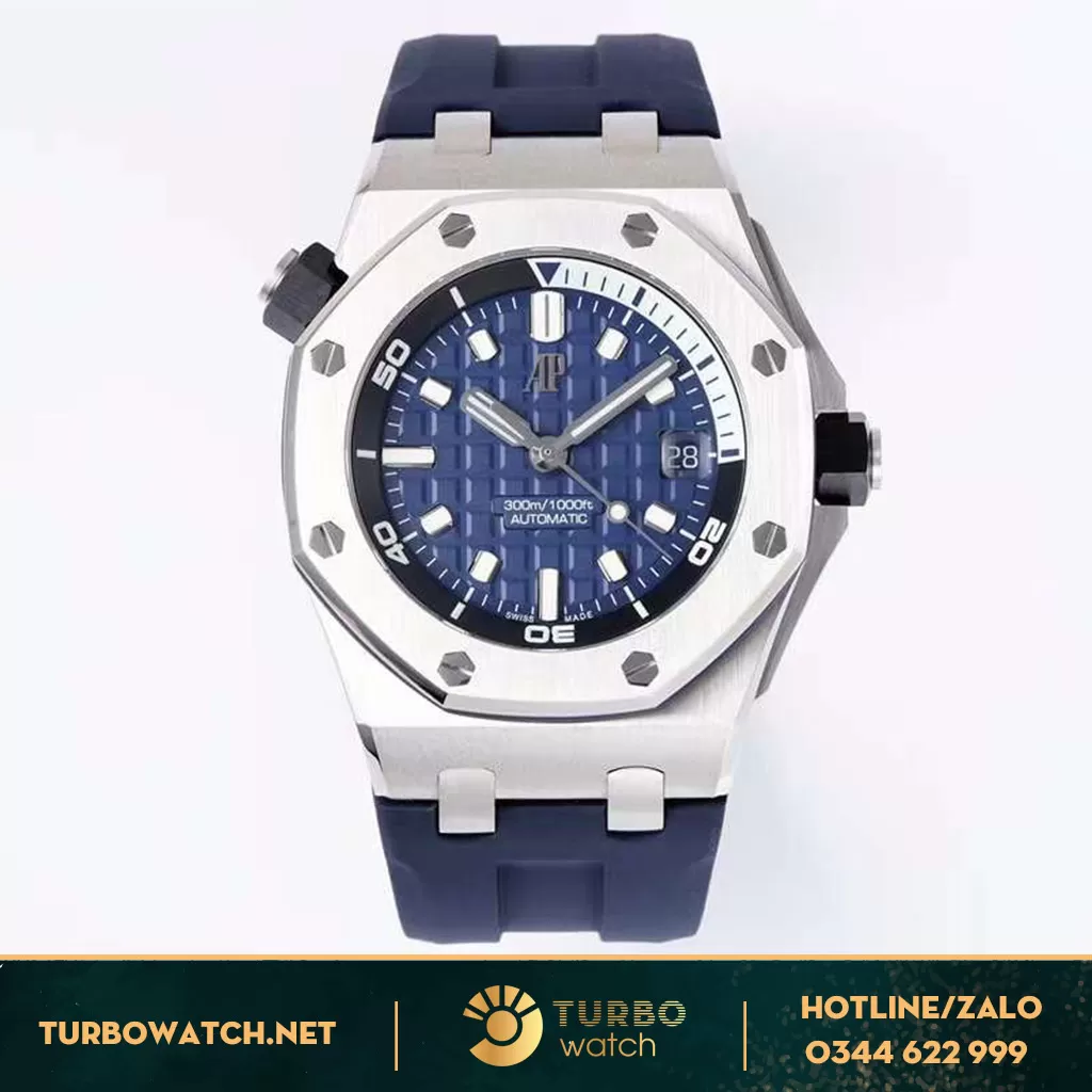 Đồng Hồ Audemars Piguet Fake 1:1 Royal Oak Offshore Xanh Dương 