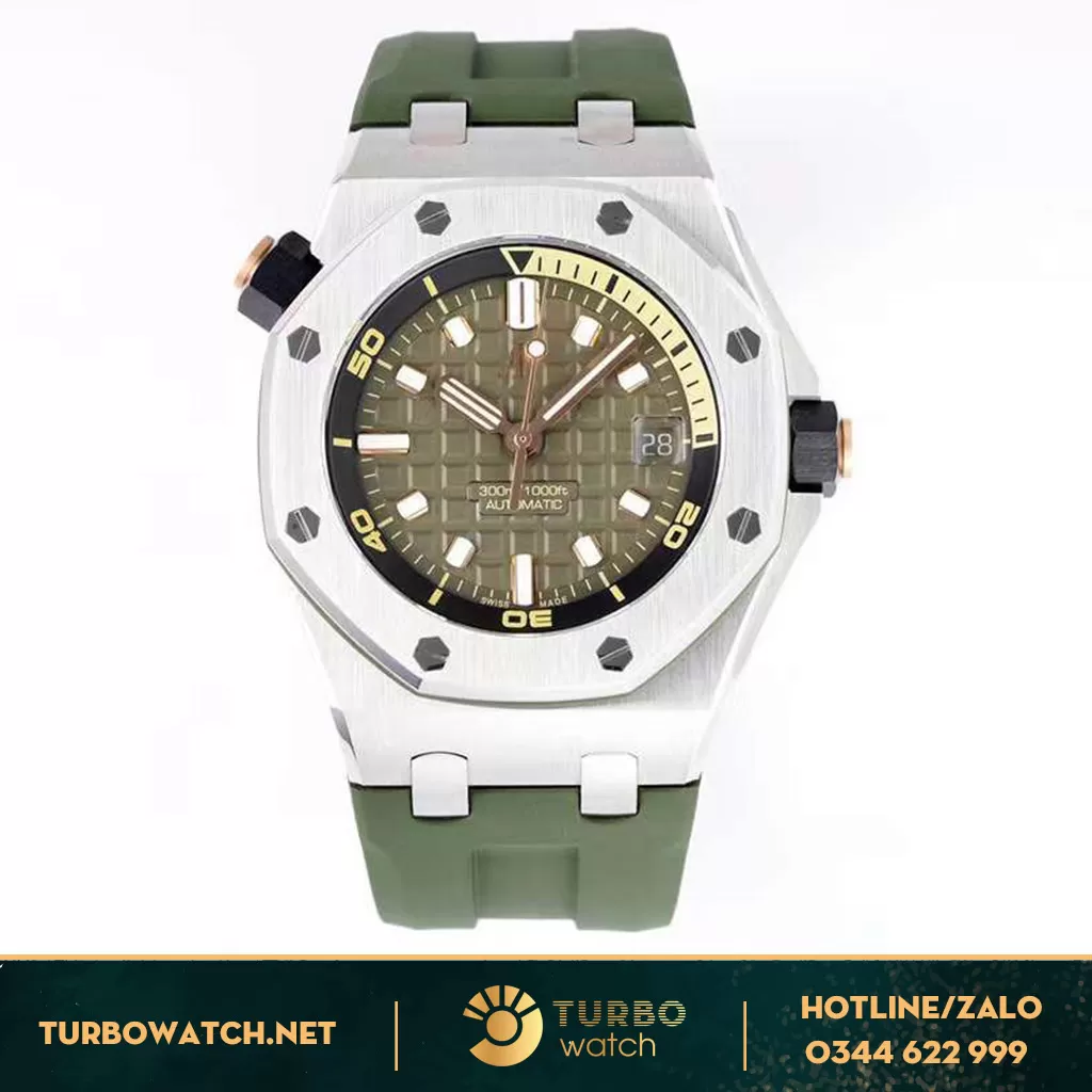 Đồng Hồ Audemars Piguet Fake Cao Cấp Royal Oak Offshore Xanh lá 