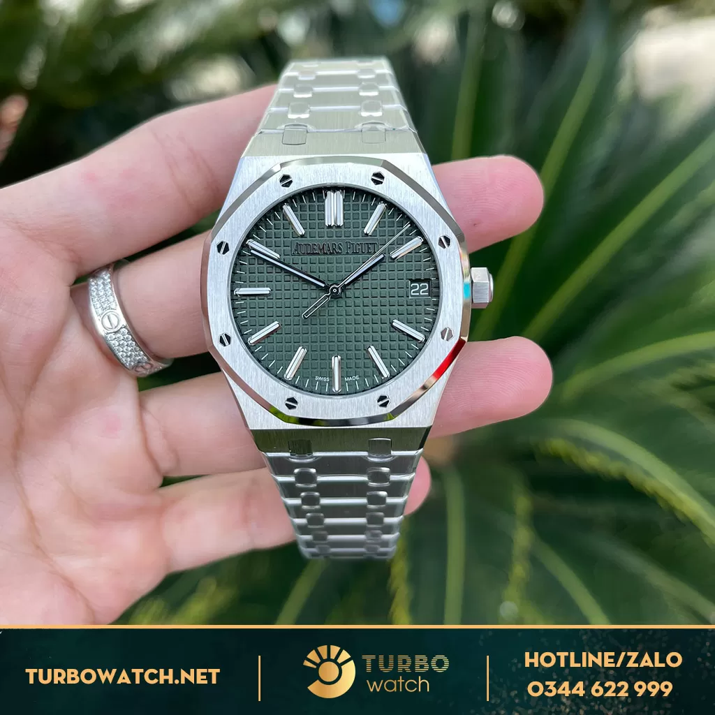 Đồng Hồ Audemars Piguet Royal Oak 15500ST GREEN Replica 