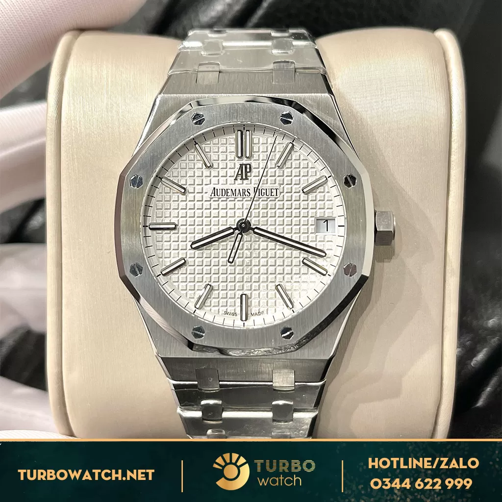 Đồng Hồ Audemars Piguet Royal Oak 15500ST Mặt Trắng 
